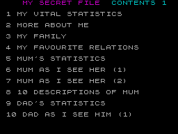 Running screen