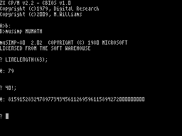 Running screen