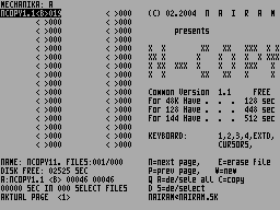 Running screen
