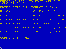 Running screen