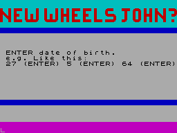 Running screen
