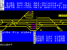 Running screen