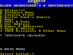 Running screen