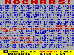 Running screen