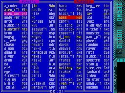 Running screen