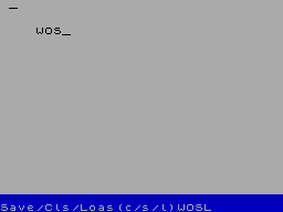 Running screen