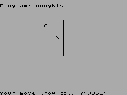 Running screen