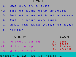 Running screen