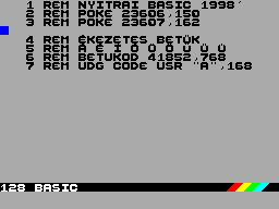 Running screen