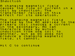 Running screen