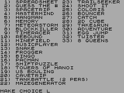 Running screen