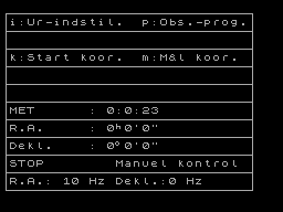 Running screen