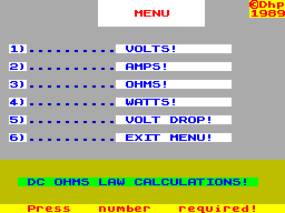 Running screen