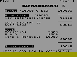 Running screen