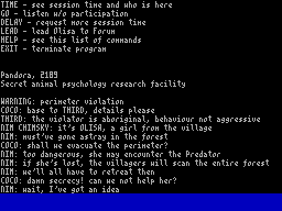 Running screen