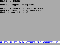 Running screen