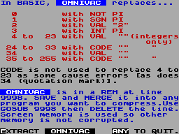 Running screen