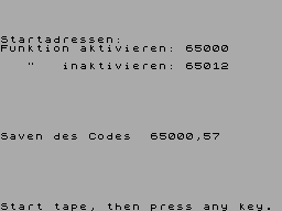 Running screen