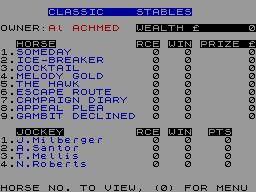 Running screen