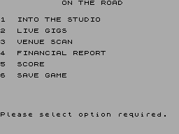 Running screen
