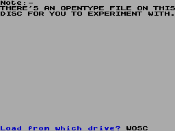Running screen