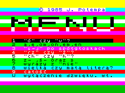 Running screen