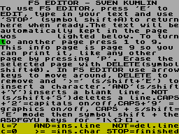 Running screen