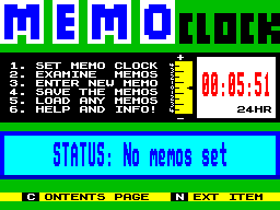 Running screen