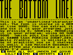 Running screen