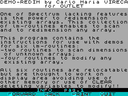 Running screen