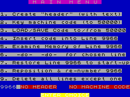 Running screen