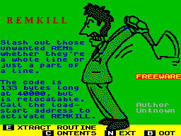 Running screen