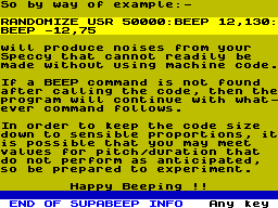 Running screen