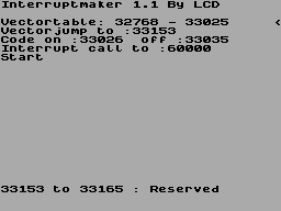 Running screen