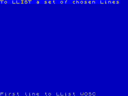 Running screen
