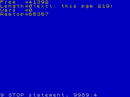 Running screen