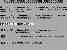 Running screen