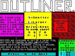 Running screen