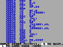 Running screen