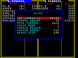 Running screen
