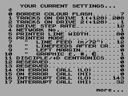 Running screen