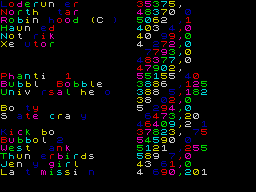 Running screen
