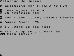 Running screen