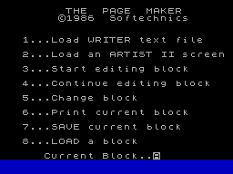 Running screen
