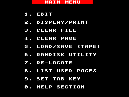 Running screen