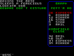 Running screen