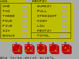Running screen
