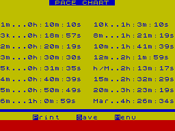 Running screen