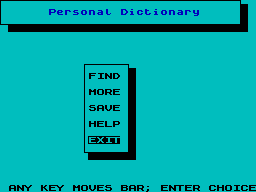 Running screen