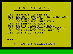 Running screen